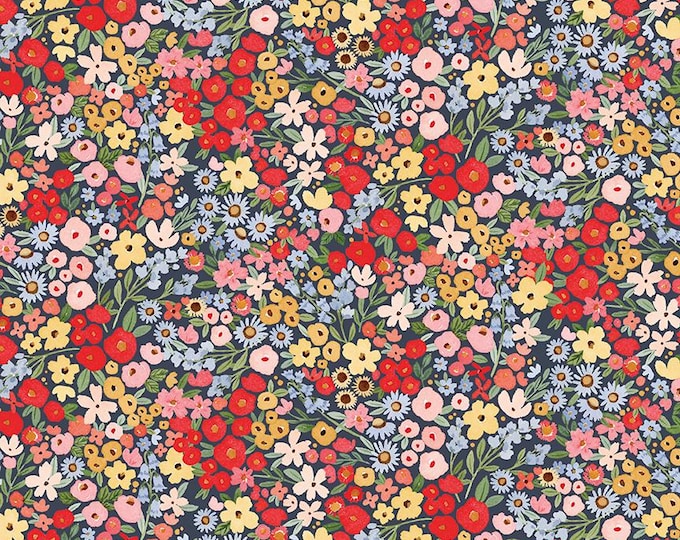 Floral Charms Happy Ditsy Floral Oxford by Kelsey Carlson for Riley Blake Designs, 100% Cotton Fabric,  C15762-OXFORD