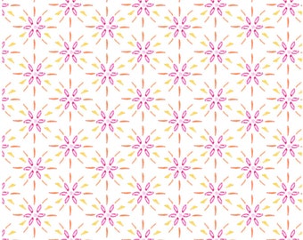Gabriella - Geo Light Pink for P&B Textiles, 100% Premium Cotton Fabric, GABR-4816-LP