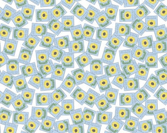 Sunny Skies Seed Packets Sun by Jill Finley for Riley Blake Designs, 100% Cotton Fabric, C14634-Sun