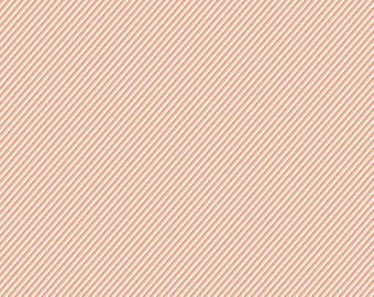 New Beginnings Stripes Apricot, 100% Cotton, C15756-APRICOT
