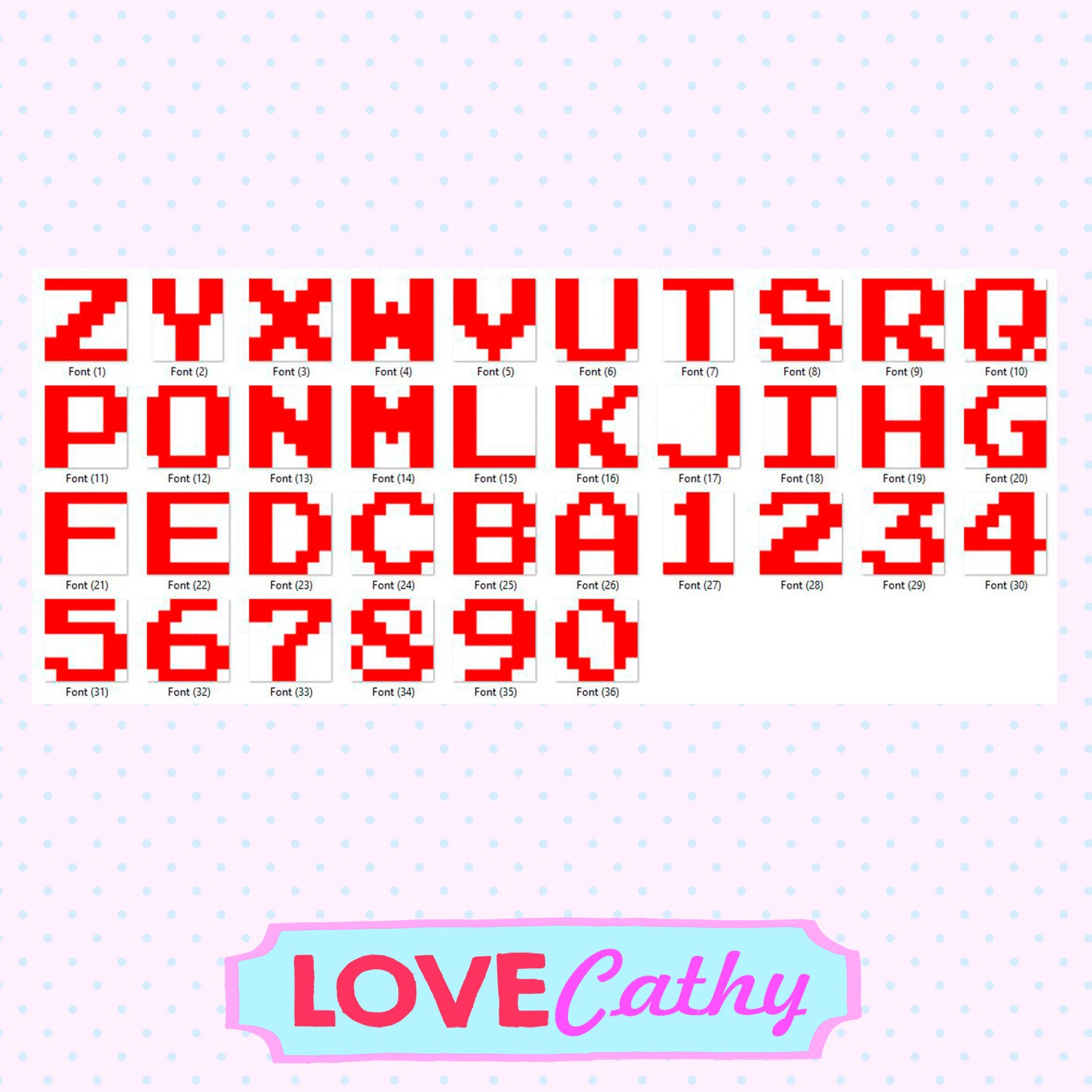 PacMan Font Vector Clipart Digital PNG Printable Party | Etsy