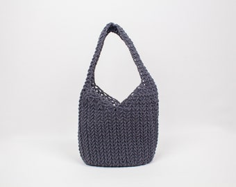 Crochet Bag, Handmade Bag, Gift Bag, %100 Cotton Bag, Washable Shoulder Bag