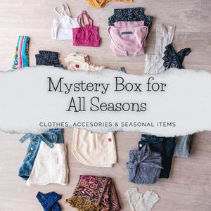Vintage to Modern Accessories & Clothing Mystery Box | Curated 90s, Y2K Modern Pieces | Thrifted Surprise Bundle | Women’s Sizes