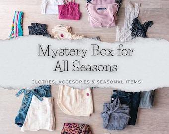 Saisonale Kleidung und Accessoires Mystery Box - Kuratierte Stilüberraschung