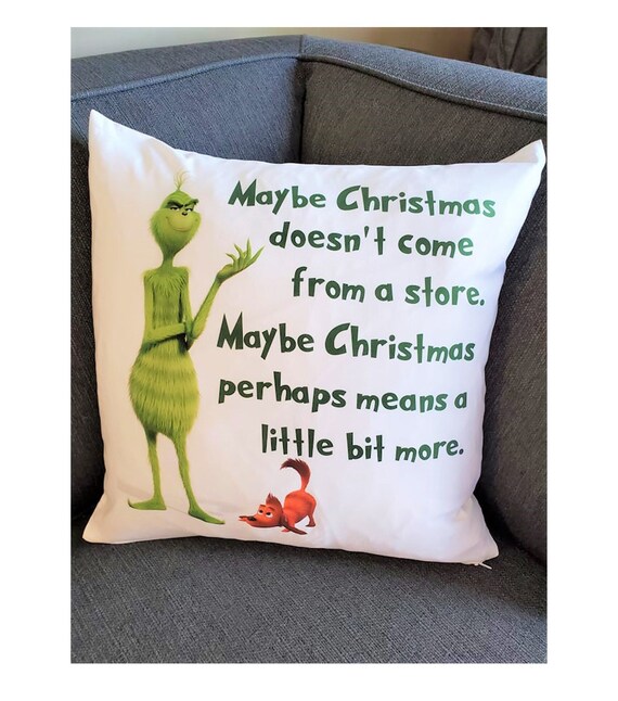Grinch pillow on sale