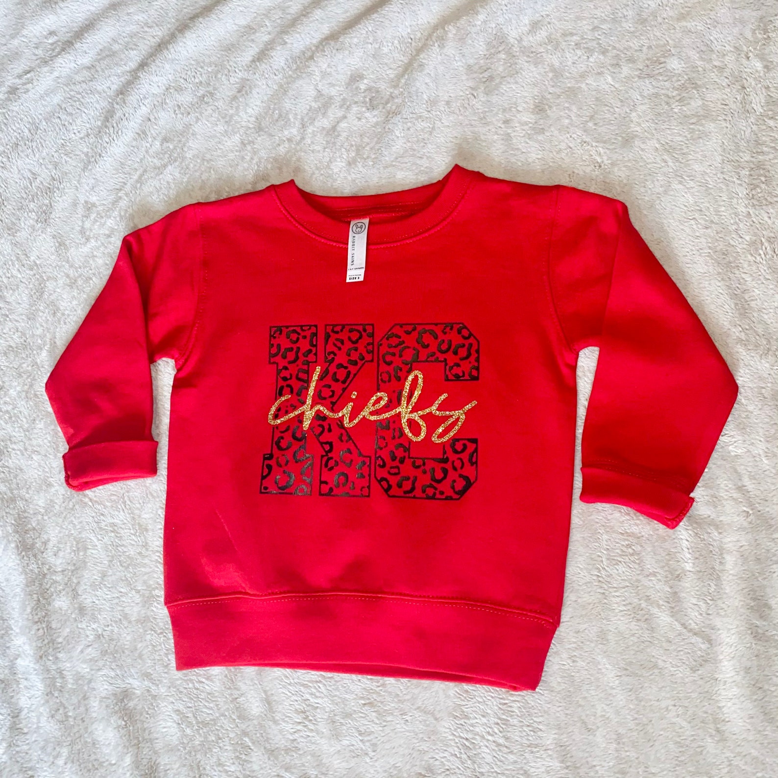 Toddler Kansas City Chiefs Sweatshirt | Etsy