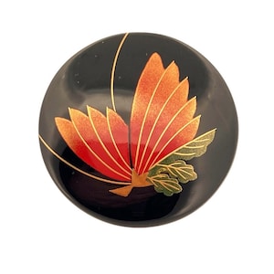Vintage Hand Painted Brooch