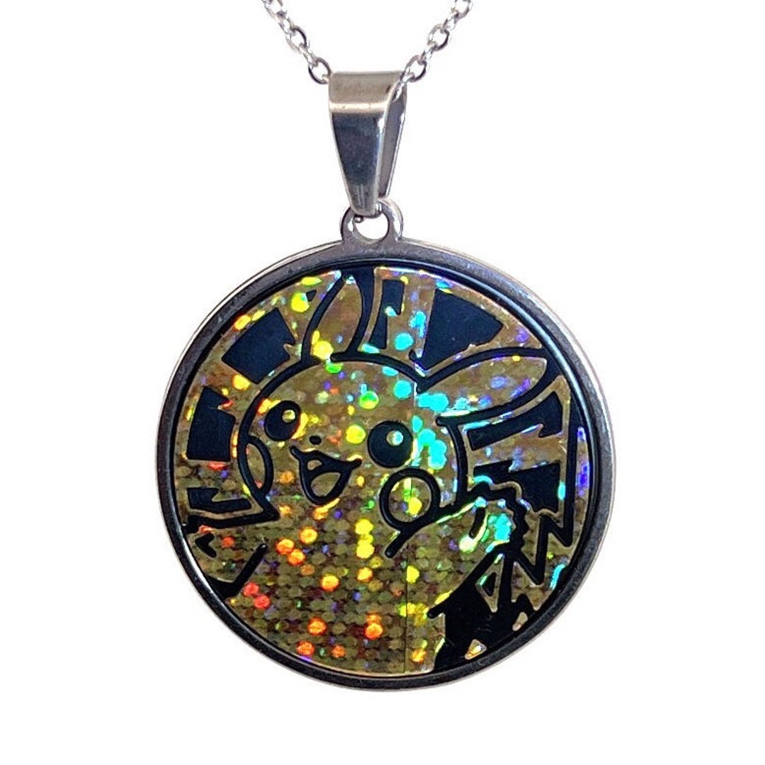 Pokémon Pendant Limited Edition Pikachu Gold Cobfetti Holofoil Etsy