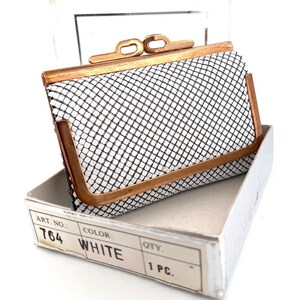 Vintage Metal Goldcrest Mesh Purse