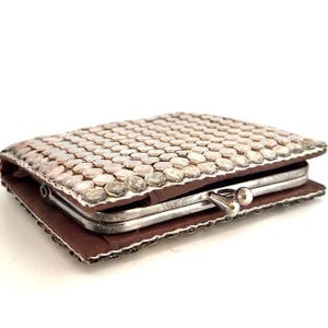 Vintage Metal Silver Mesh Purse