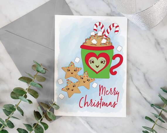 Printable Christmas Card Template Instant Download Editable | Etsy