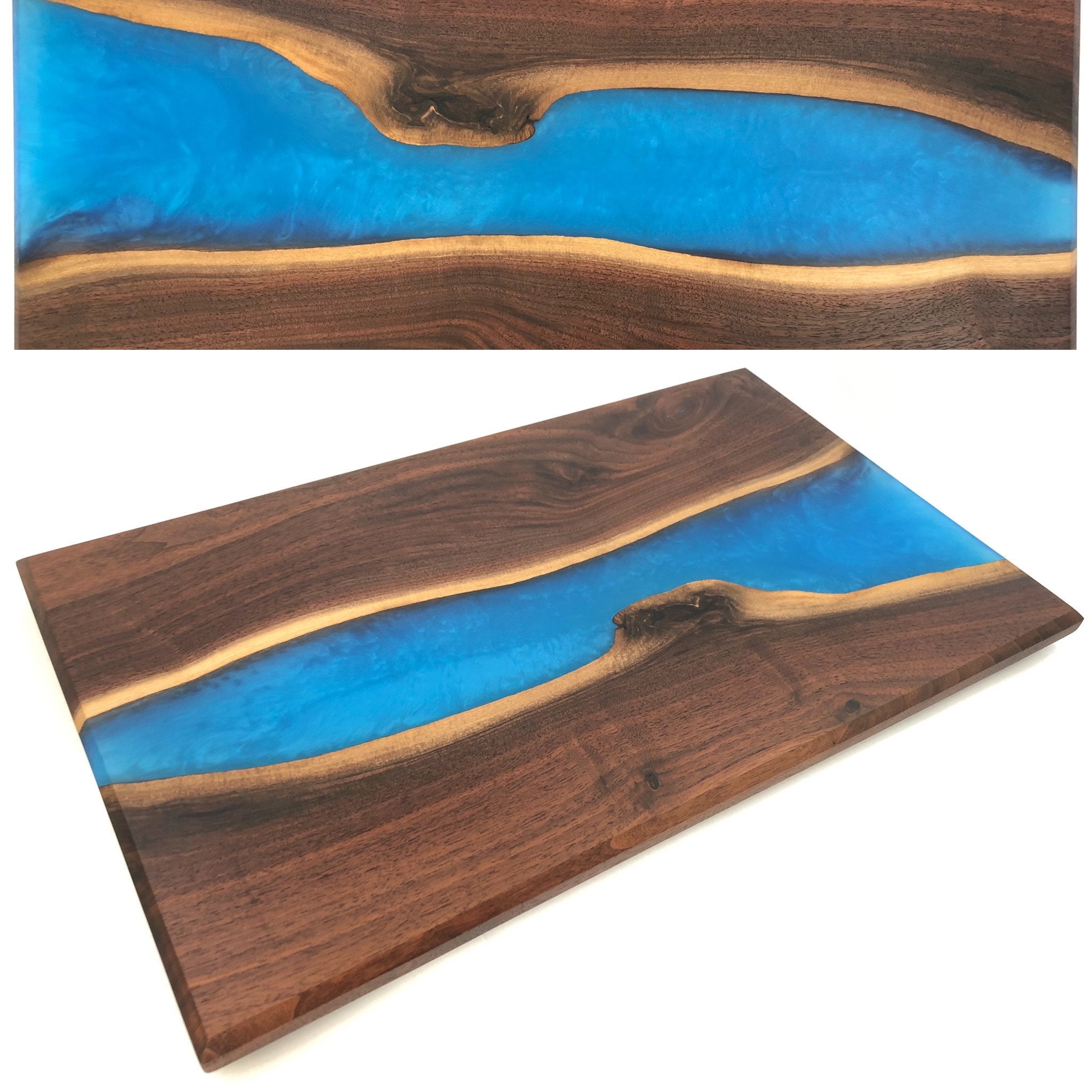 CUSTOM Wood & Resin Charcuterie Board Etsy