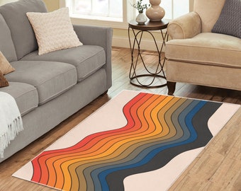Retro Rug Etsy