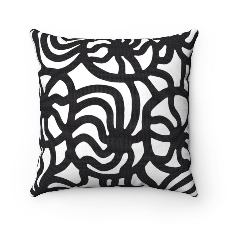 Abstract Throw Pillow Case Funky Vintage Retro 60s 70s Pattern Etsy
