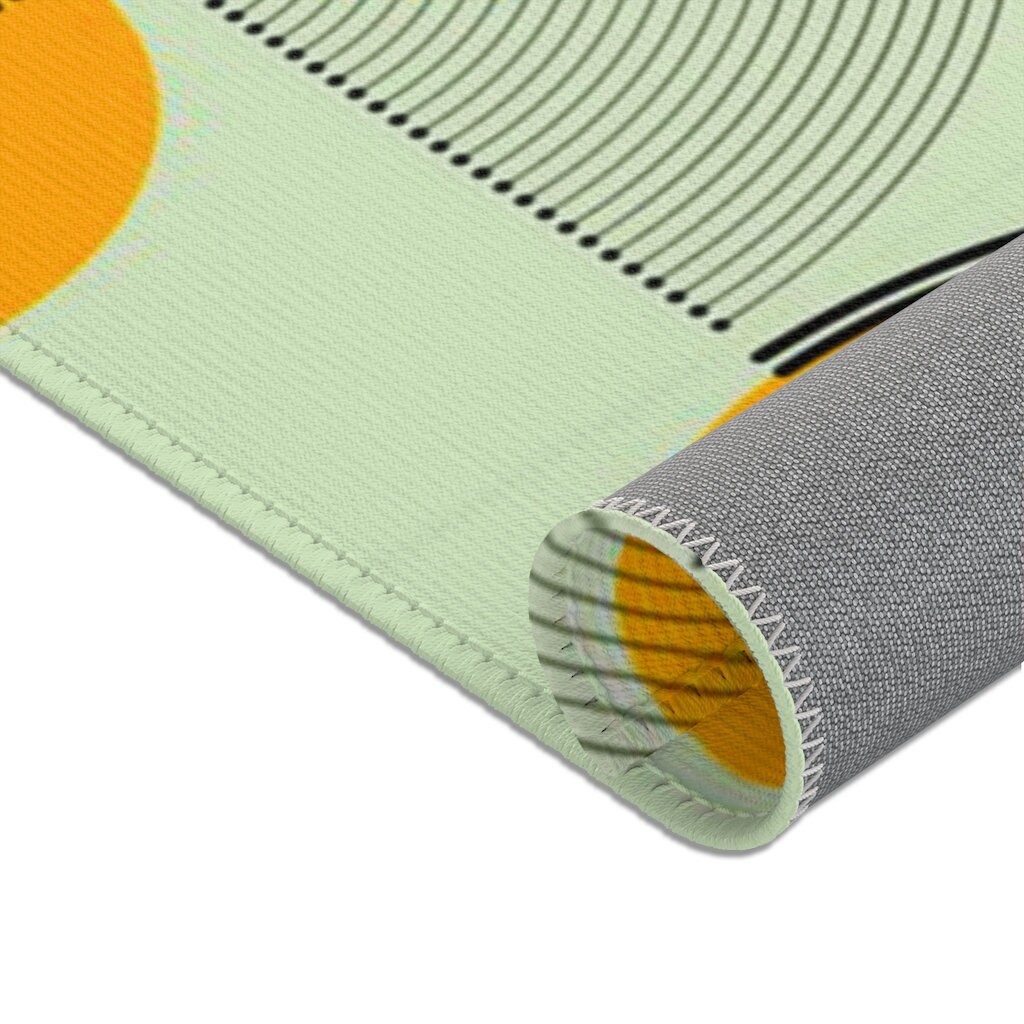 Pop Art Area Rugs Retro Vintage Funky Boho Carpet 3 Sizes to Etsy UK