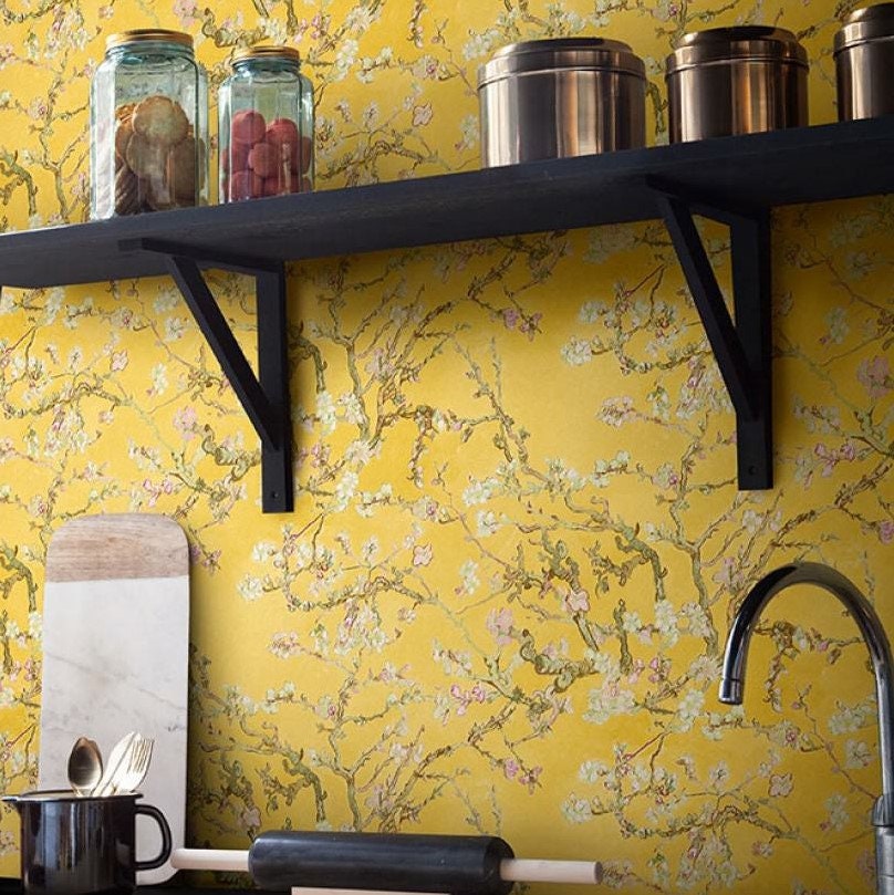 Sold Per Full Roll Only 20.47in x 33ft Old Japan Vintage Wallpaper Retro Funky Home Decor