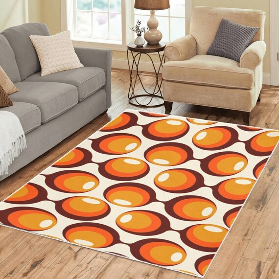 48x72 Mod Pattern Area Rugs Retro Vintage Green Leaves 70s Funky Boho Carpet 3 Sizes to Choose from 48x72 Mod Pattern Area Rugs Retro Vintage Green Leaves 70s Funky Boho Carpet 3 Sizes to Choose from