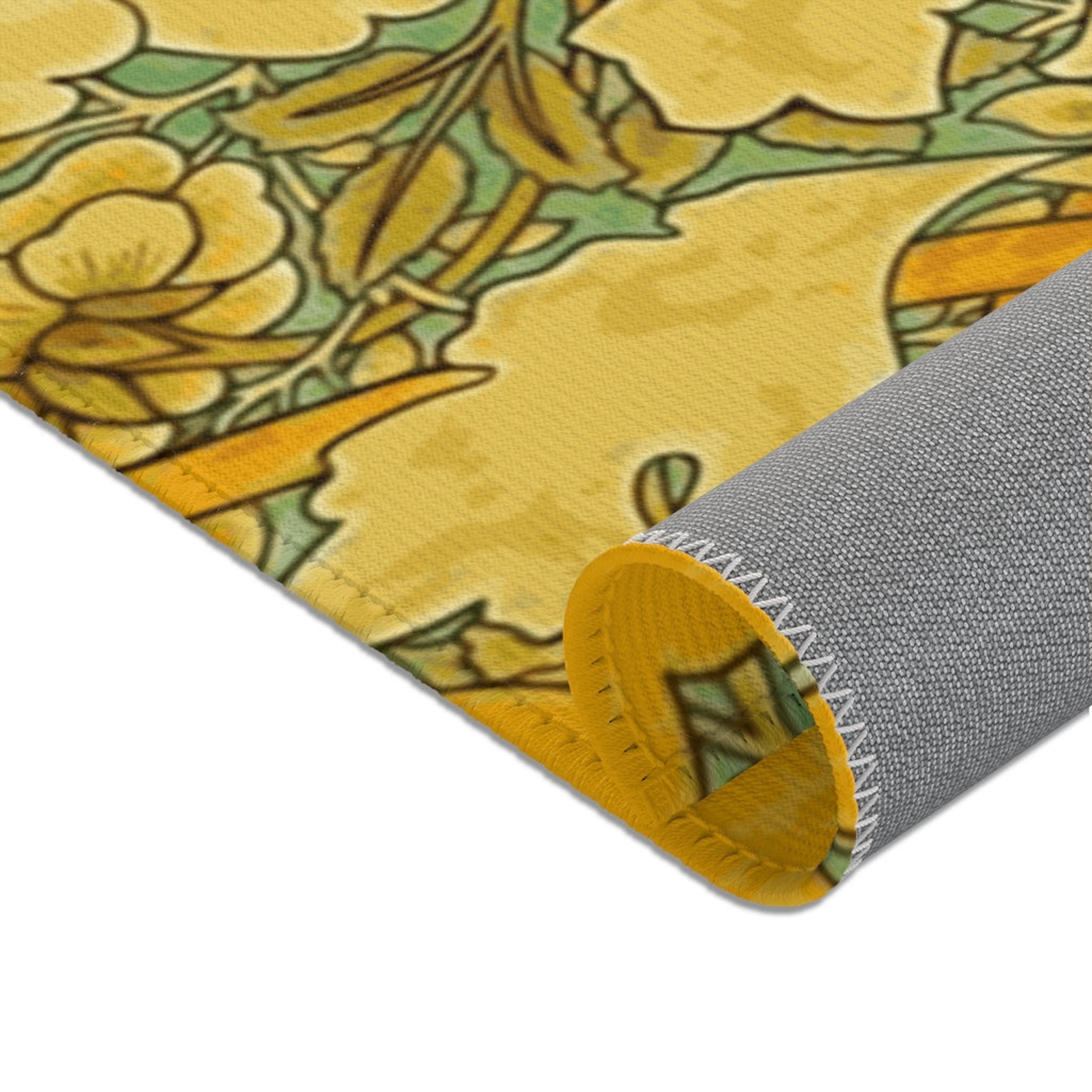 Art Nouveau Area Rugs Retro Vintage Funky Boho Carpet 3 Etsy