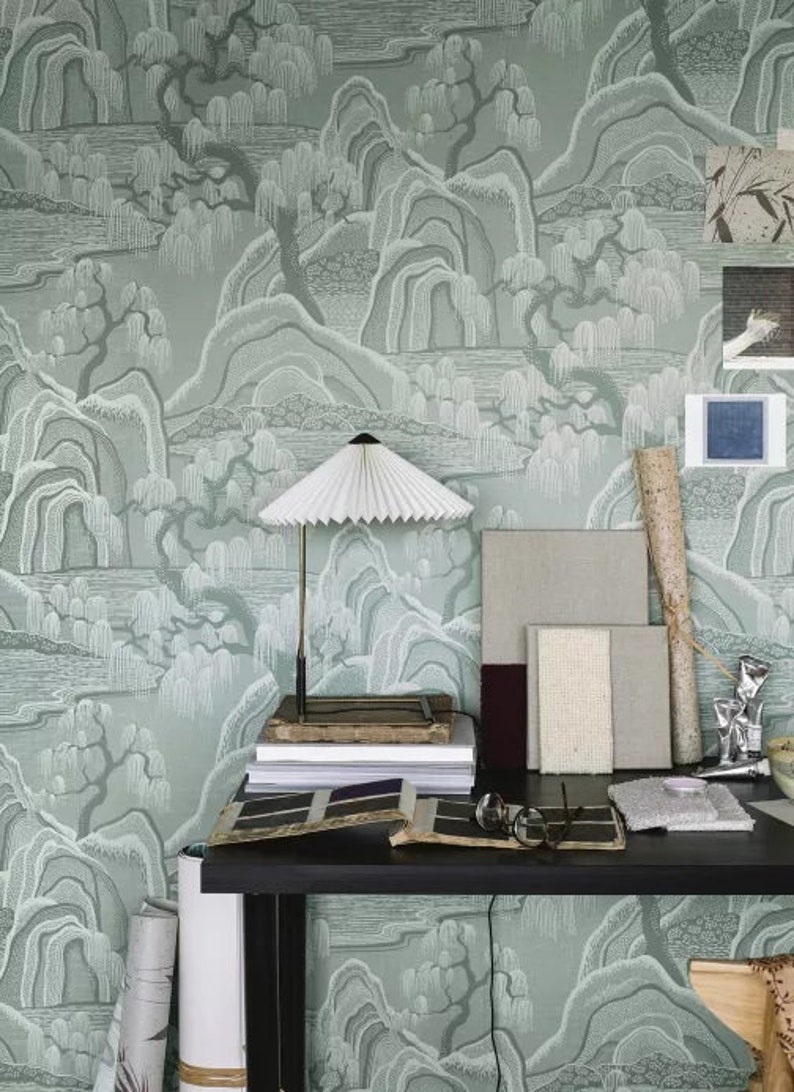 Sold Per Full Roll Only 20.47in x 33ft Old Japan Vintage Wallpaper Retro Funky Home Decor