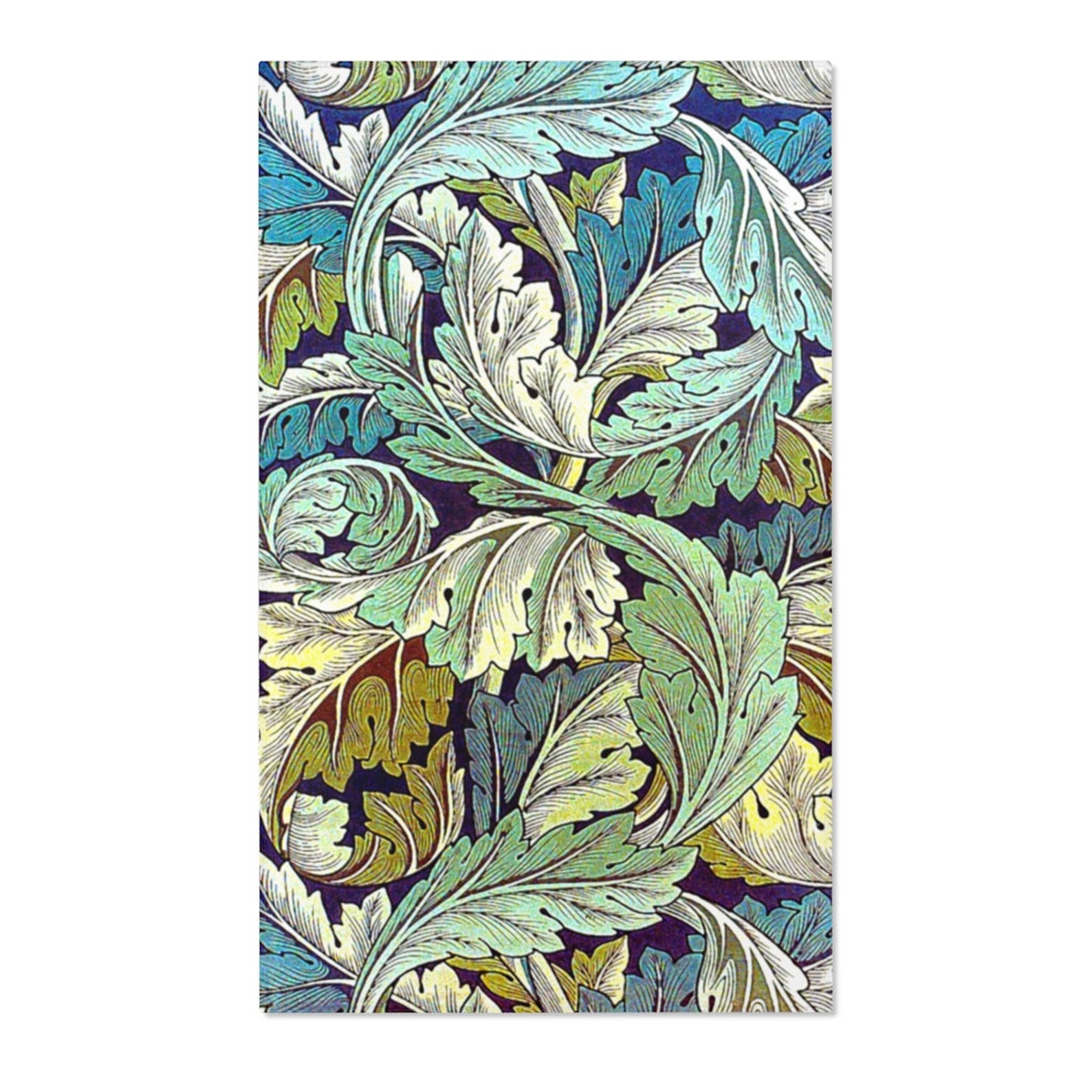 Art Nouveau Area Rugs Retro Vintage Funky Boho Carpet 3 Etsy