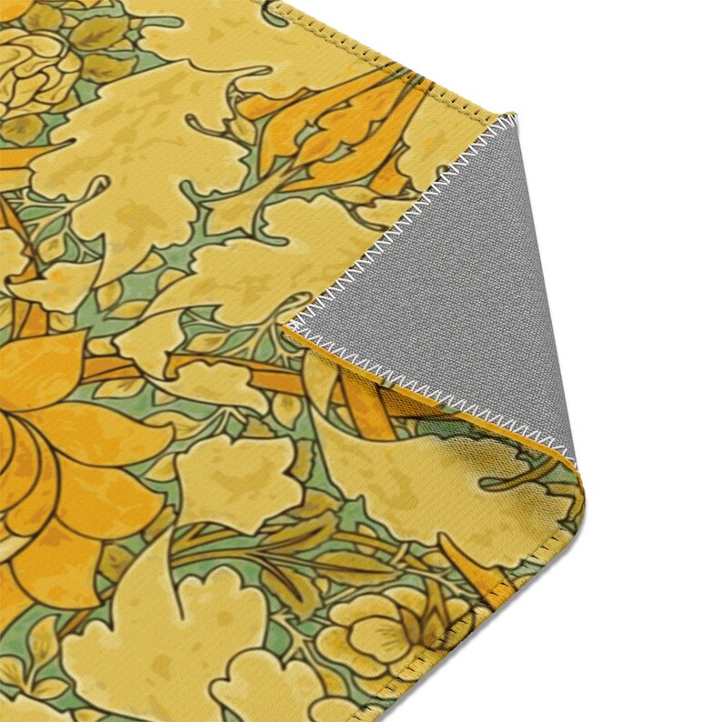 Art Nouveau Area Rugs Retro Vintage Funky Boho Carpet 3 Etsy