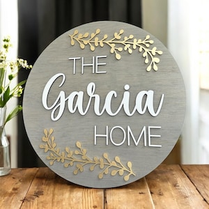 Family Name Sign, Family Home Sign, Housewarming Sign, Last Name Wood Sign, Custom Wood Sign, New Home Sign, Wedding Gift, Anniversary Gift