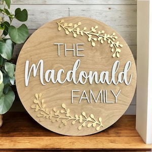 Family Name Sign, Family Home Sign, Housewarming Sign, Last Name Wood Sign, Custom Wood Sign, New Home Sign, Wedding Gift, Anniversary Gift