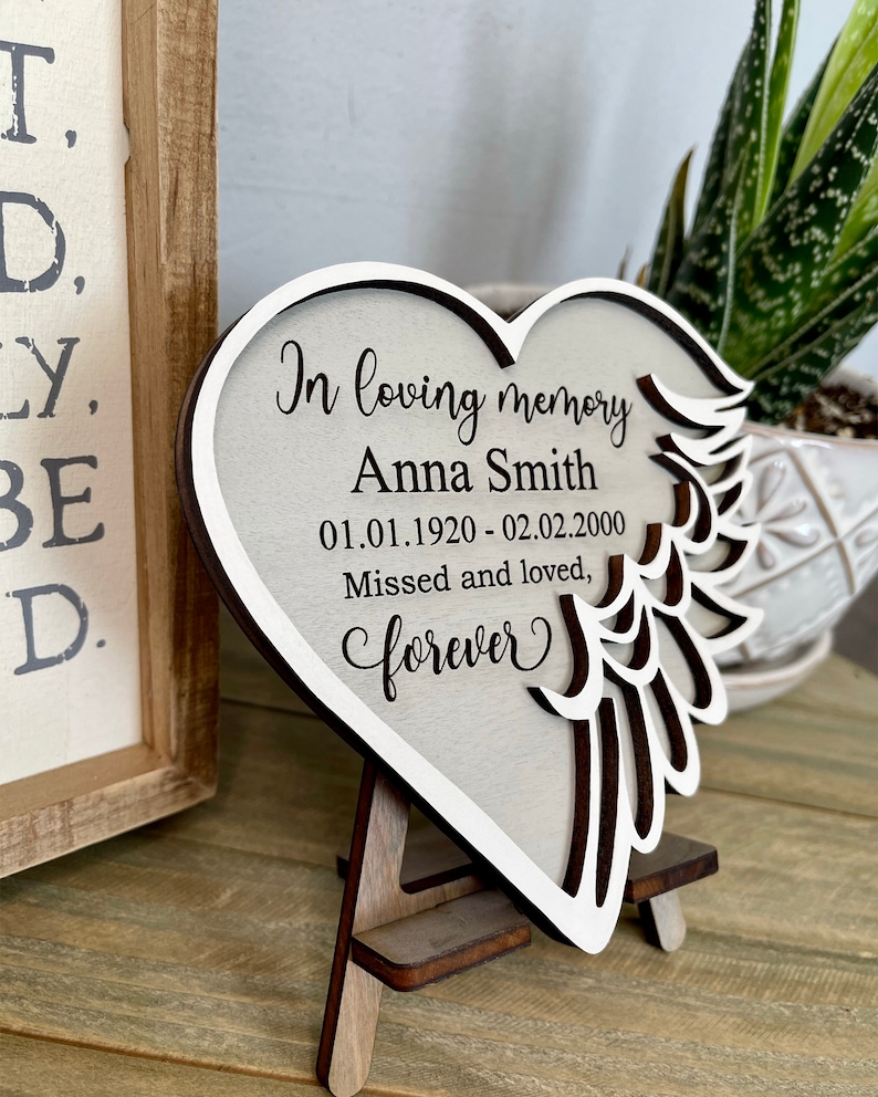 Custom Memorial Plaque Etsy
