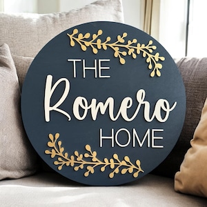 Family Name Sign, Family Home Sign, Housewarming Sign, Last Name Wood Sign, Custom Wood Sign, New Home Sign, Wedding Gift, Anniversary Gift