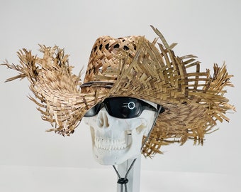 Scarecrow Straw Hat, All Natural Grown and Handmade in  display picture 1
