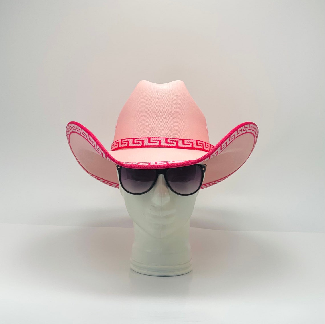 Pink Ladies Cowboy Hat talla general 16 x 16 hecho a mano y Etsy