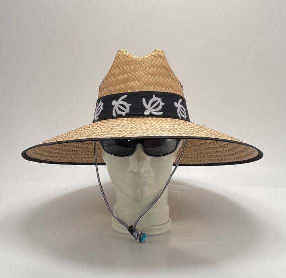 Turtle Straw Hat, Overall Size 19 X 18, Great Hat for Gardening, Fishing or  Any Type of Activity Under the Sun, With an Adjustable Strap. 