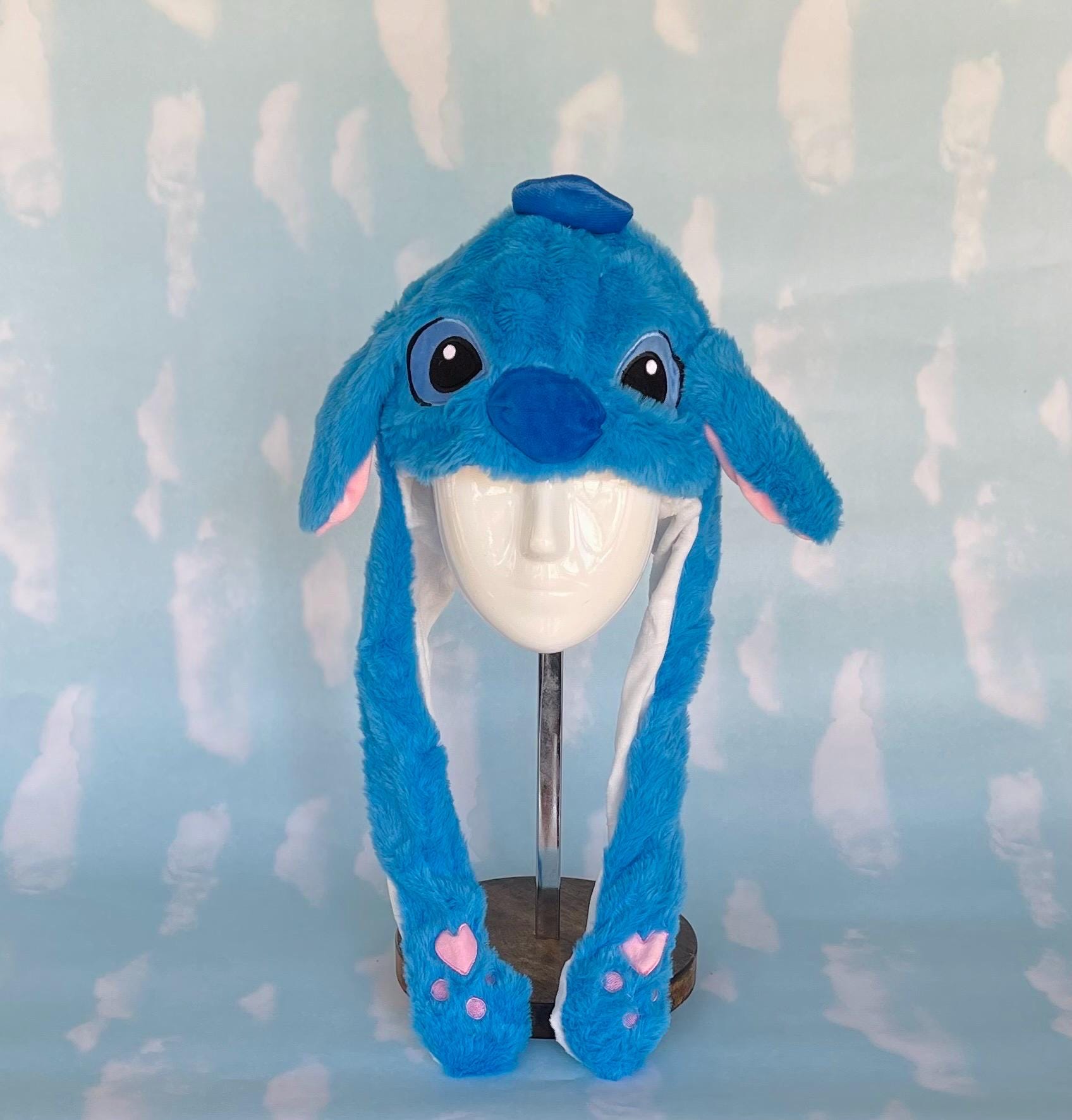 Vendo los colores, Stitch Blue, Pink y Lite Blue, gorro de