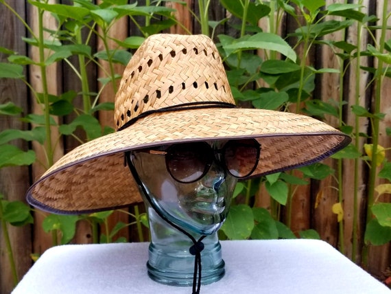 Handmade Straw Artisan Hat Natural Handmade Wayuu Hat – Boho Straw Hat with Ochre  main image 4