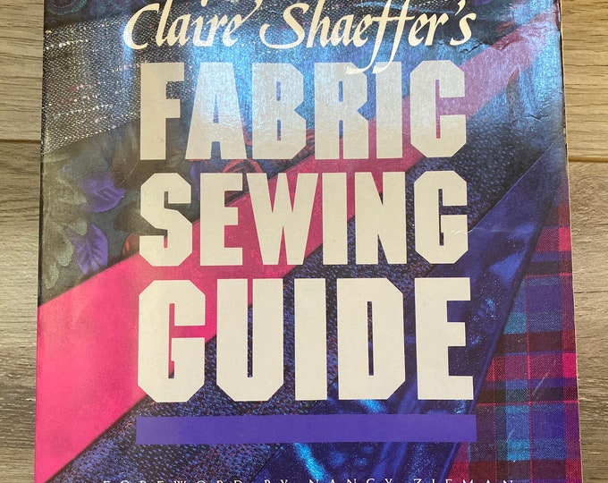 Claire Shaeffers Fabric Sewing Guide Etsy
