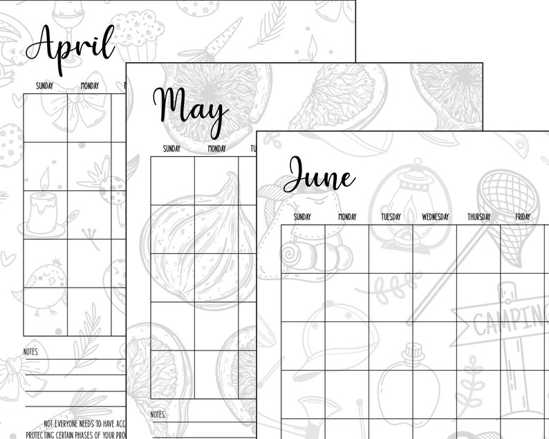 printable-calendar-2022-2023-2024-black-and-white-minimalist-quotes