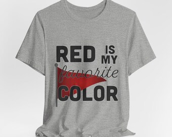 Camiseta gráfica Red Flag El rojo es mi color favorito Tallas grandes extendidas Red Flag Ick Dating