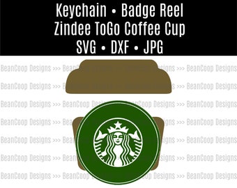Keychain / Badge Reel Cut File Zindee Acrylic Blank Plain Starbucks Holiday Fall Halloween Gift Teacher Nurse Mug Shirt