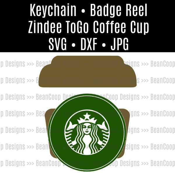 Keychain / Badge Reel Cut File Zindee Acrylic Blank Plain Starbucks Holiday Fall Halloween Gift Teacher Nurse Mug Shirt