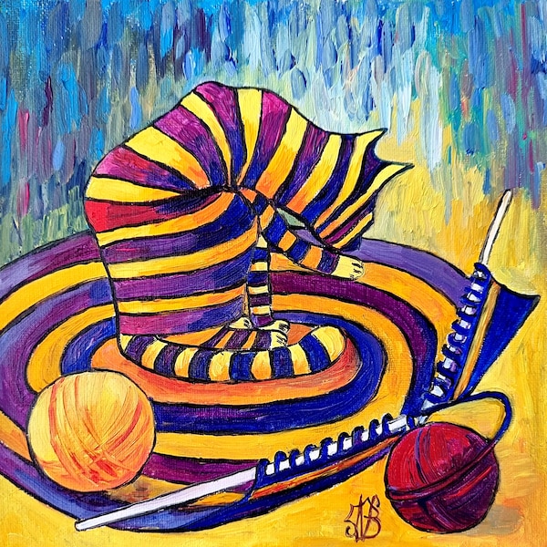 Striped Wall Art Etsy