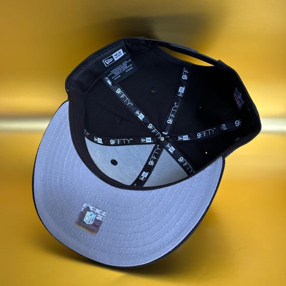 Raiders Black White Tall Text Script New Era 9fifty Snapback - Etsy