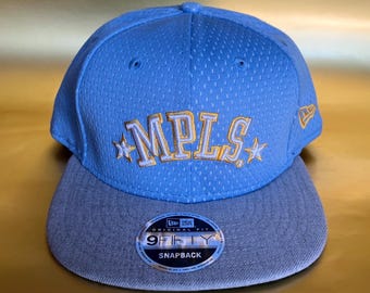 Rare Minneapolis Lakers Heather Mess New Era 9fifty Snapback OSFM