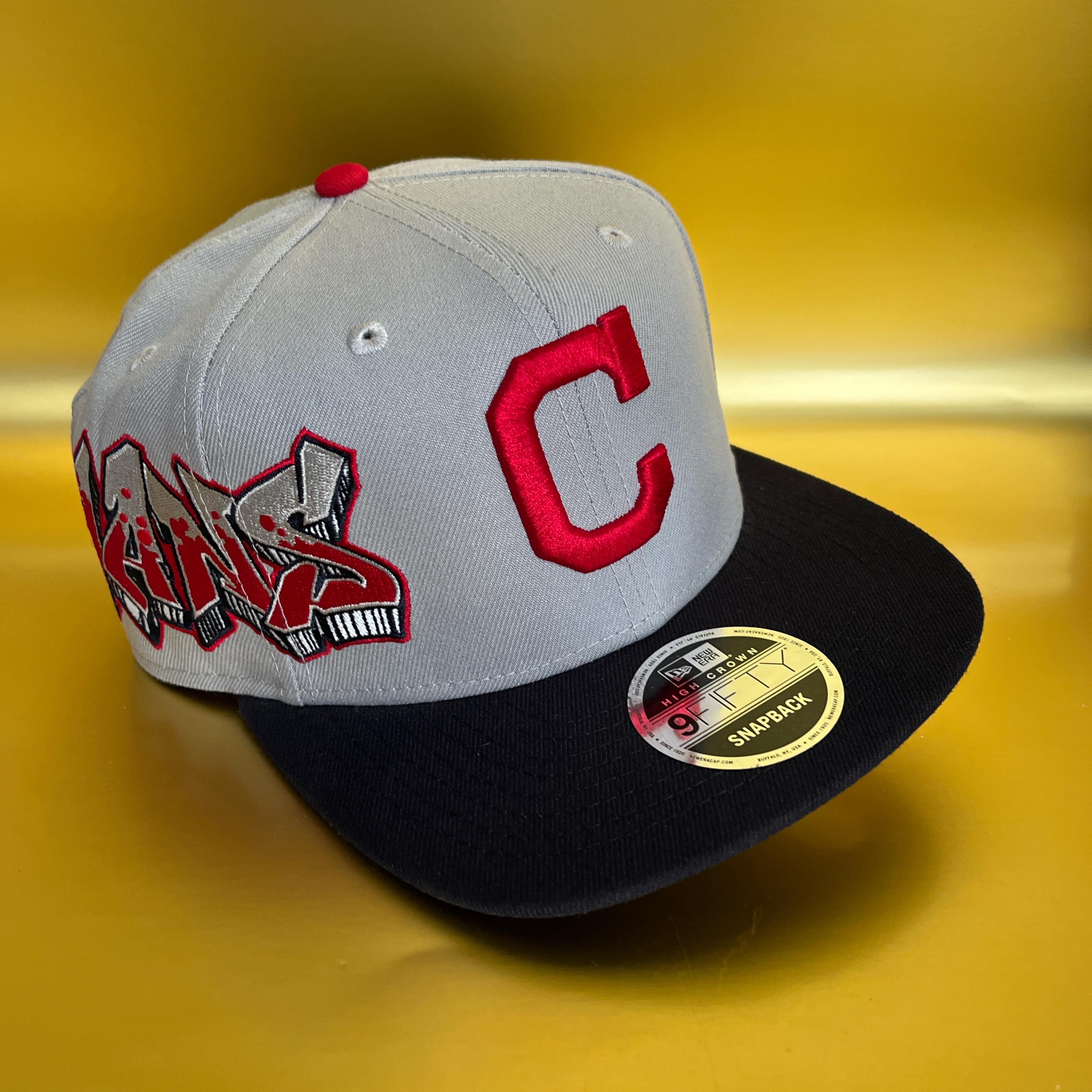 MLB Indians team 90’s cap Vintage 90s Cleveland Indians Starter Snapback Hat Cap VTG