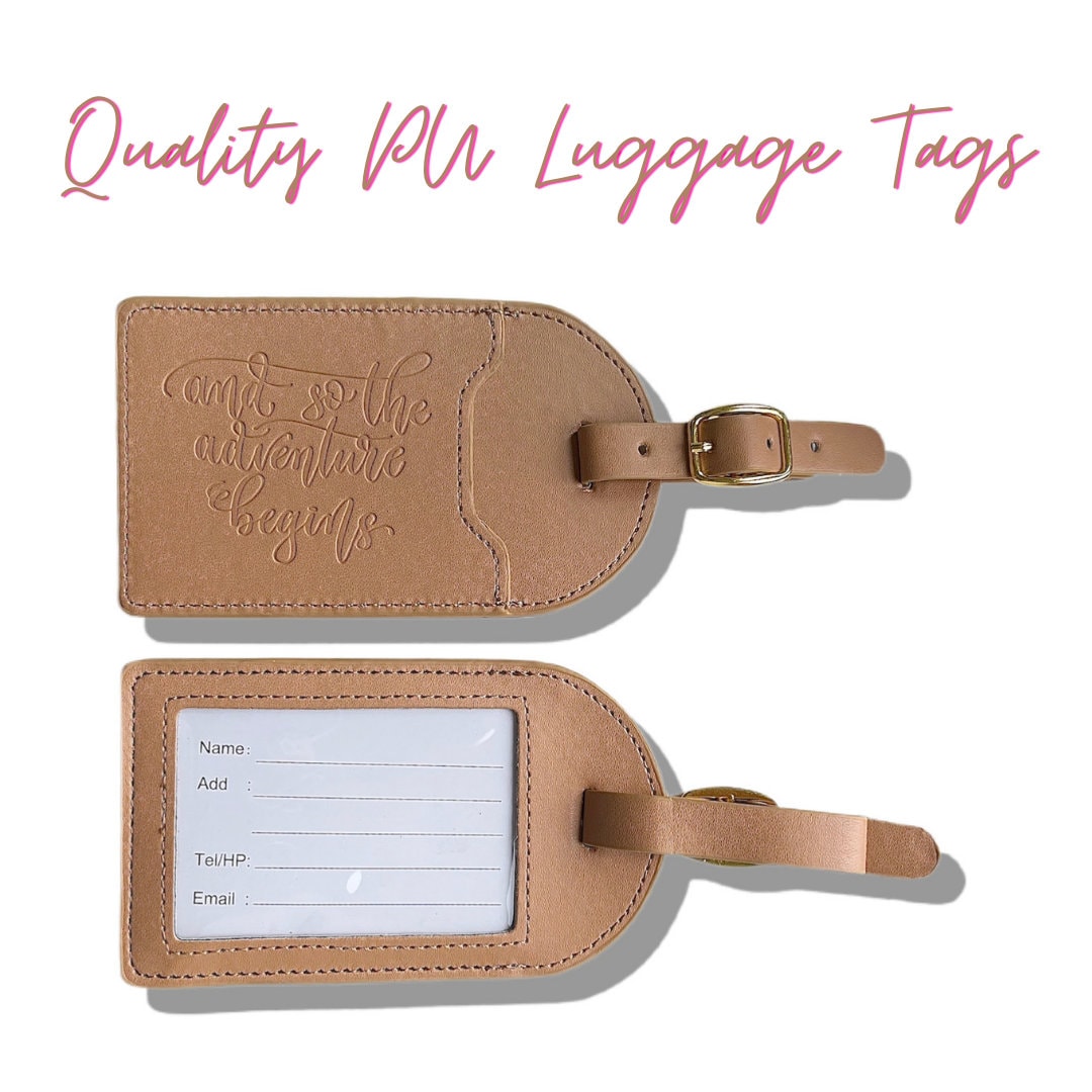 2.99 Bulk Luxury Debossed Luggage Tags Etsy