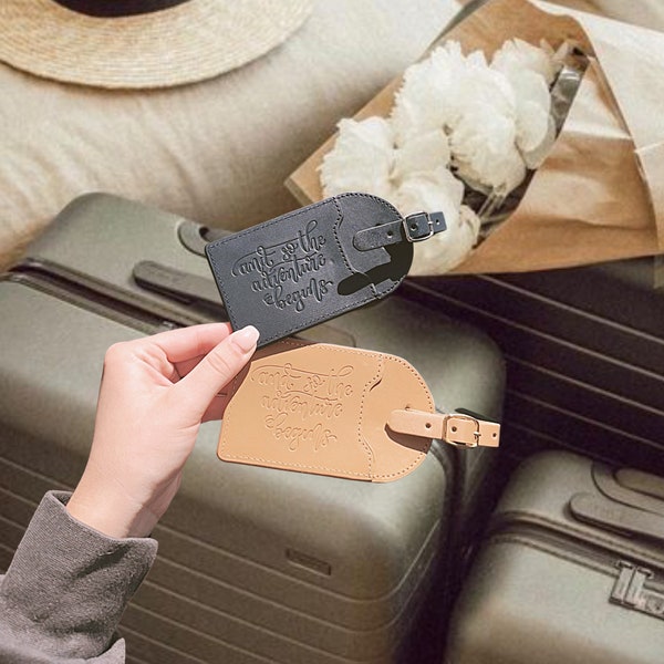 Bulk Luxury Debossed Luggage Tags | Wedding Favors | Travel Themed Favors | Bulk Discount