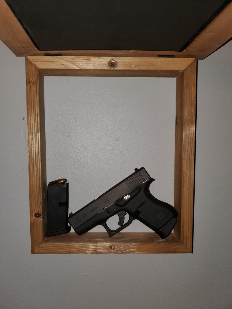 Concealed gun picture frame Etsy