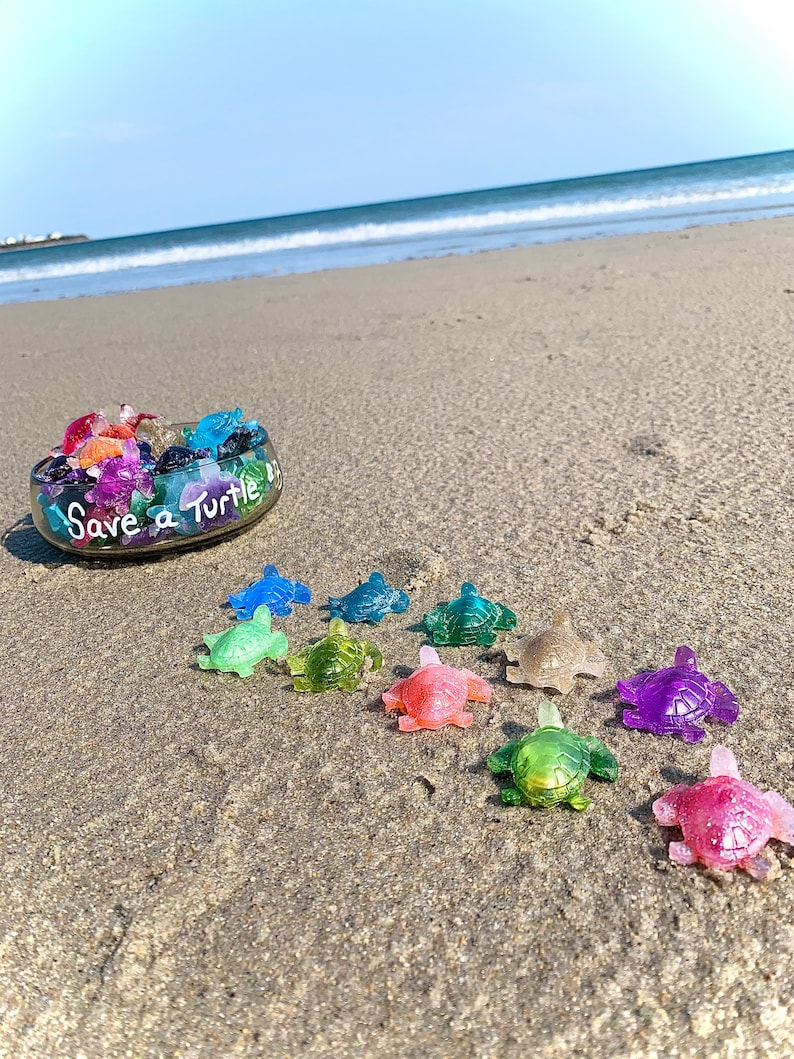 Sea Turtle Figures, Save the Turtles - Etsy