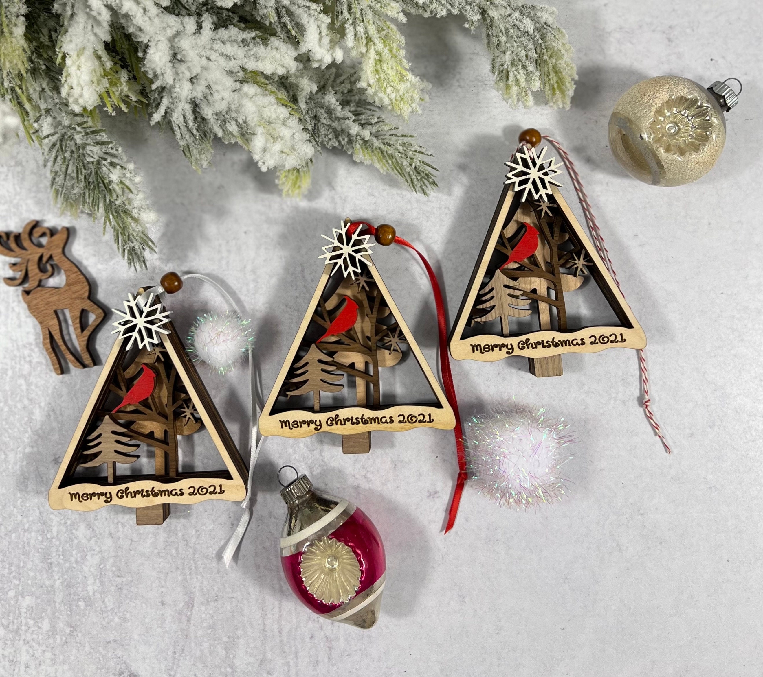 Ohio Christmas Tree Collection 2022 Personalized Bird Watcher 2022 Christmas Ornament. Loving | Etsy