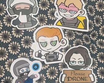 Chibi Operators R6S Stickers