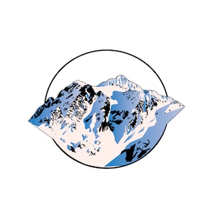 Mt. Shuksan 3 Inch Sticker